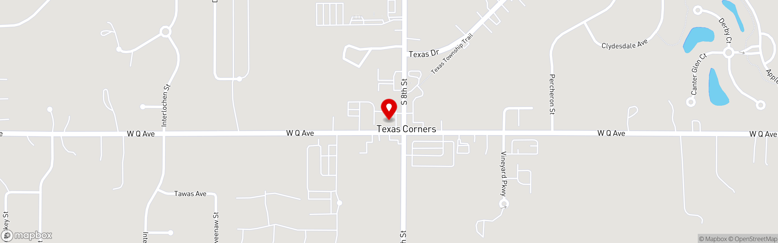Street map pinning Zeb's Trading Co. Fine Food & Spirits in Zeb's Trading Co. Fine Food & Spirits